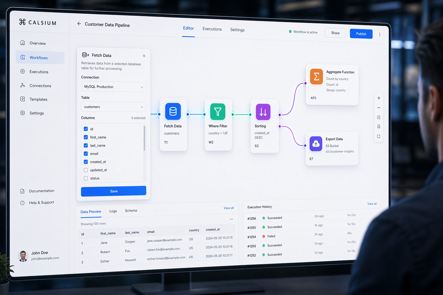 Calsium - Node Based Data Editor